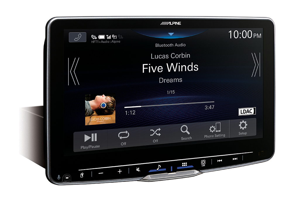 Alpine iLX-F509e Android Auto + Wireless CarPlay tablet stereo - Alpine ...